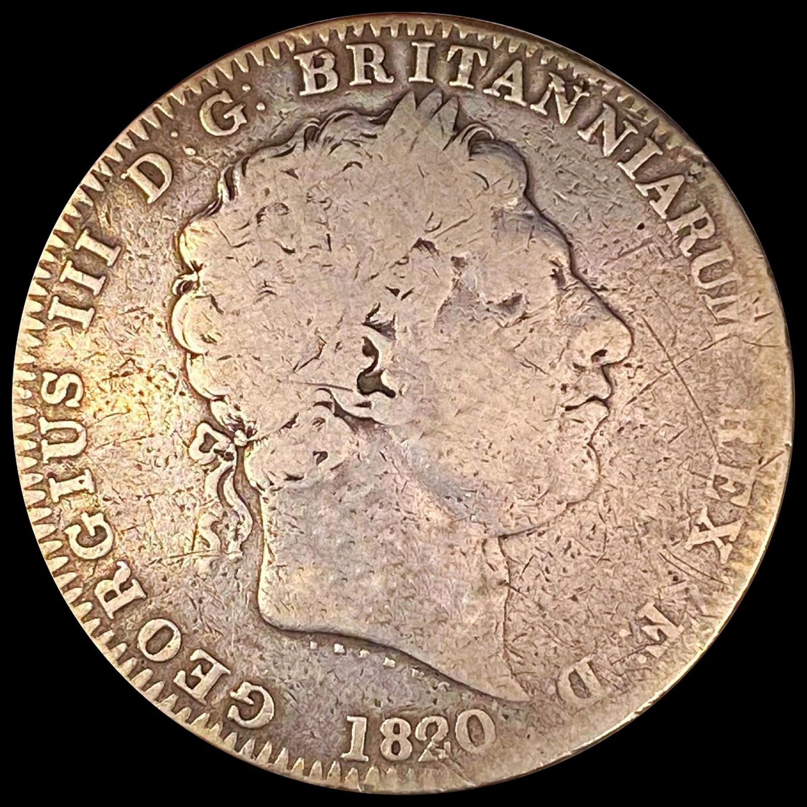 1820 G. Britian Silver Crown UNCIRCULATED (1 of 2)