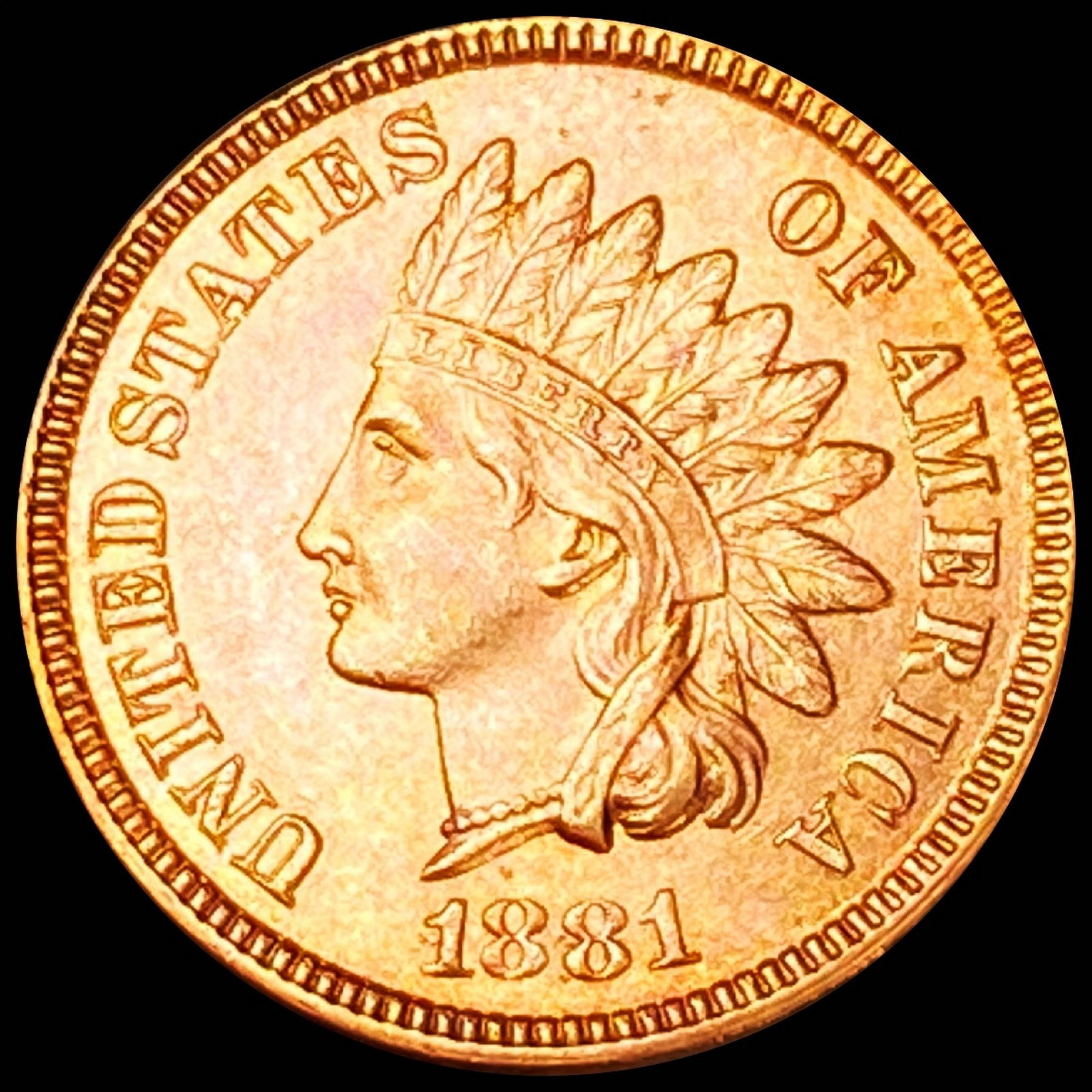 1881 Indian Head Cent UNCIRCULATED (1 of 2)