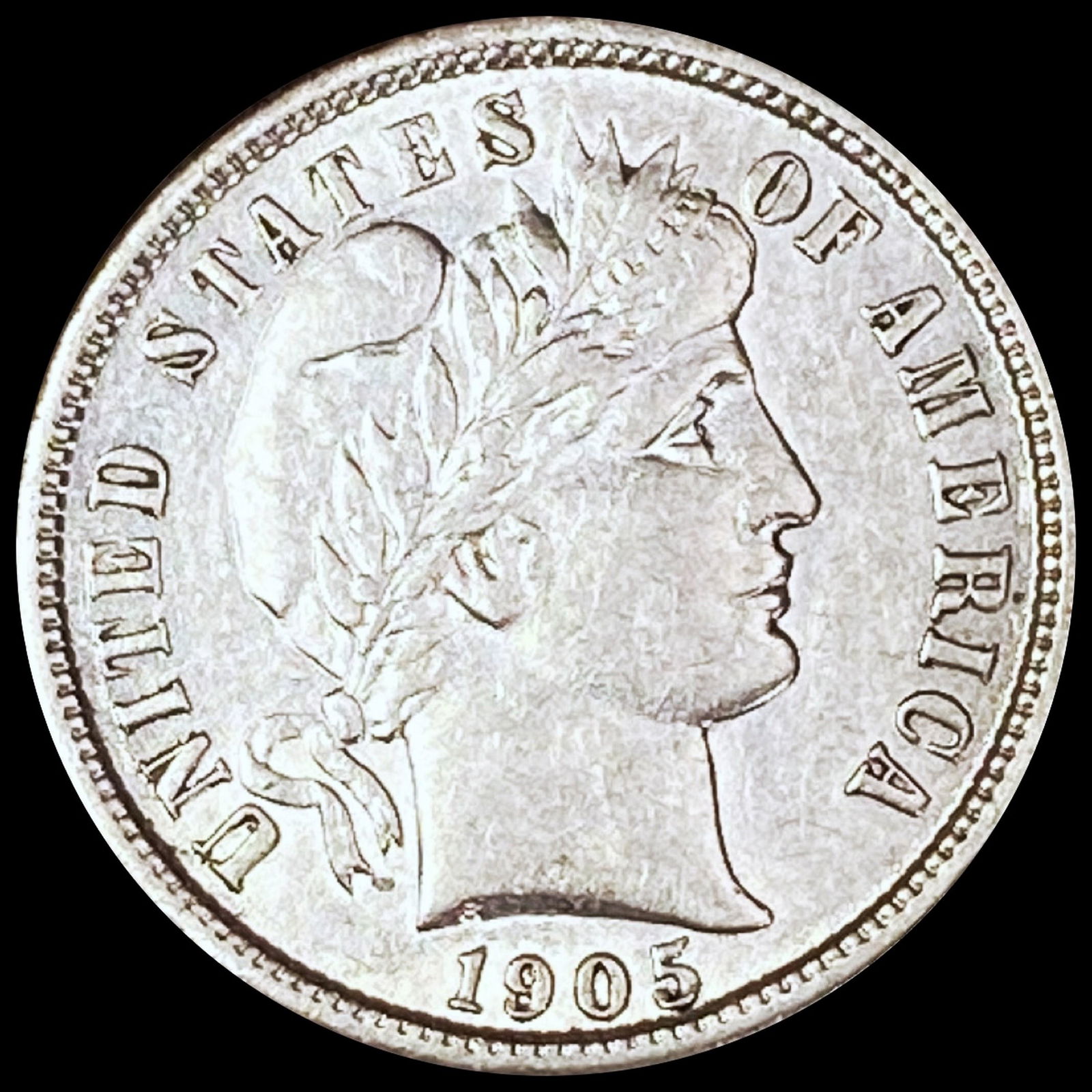 1905 Barber Dime CLOSELY UNCIRCULATED (1 of 2)