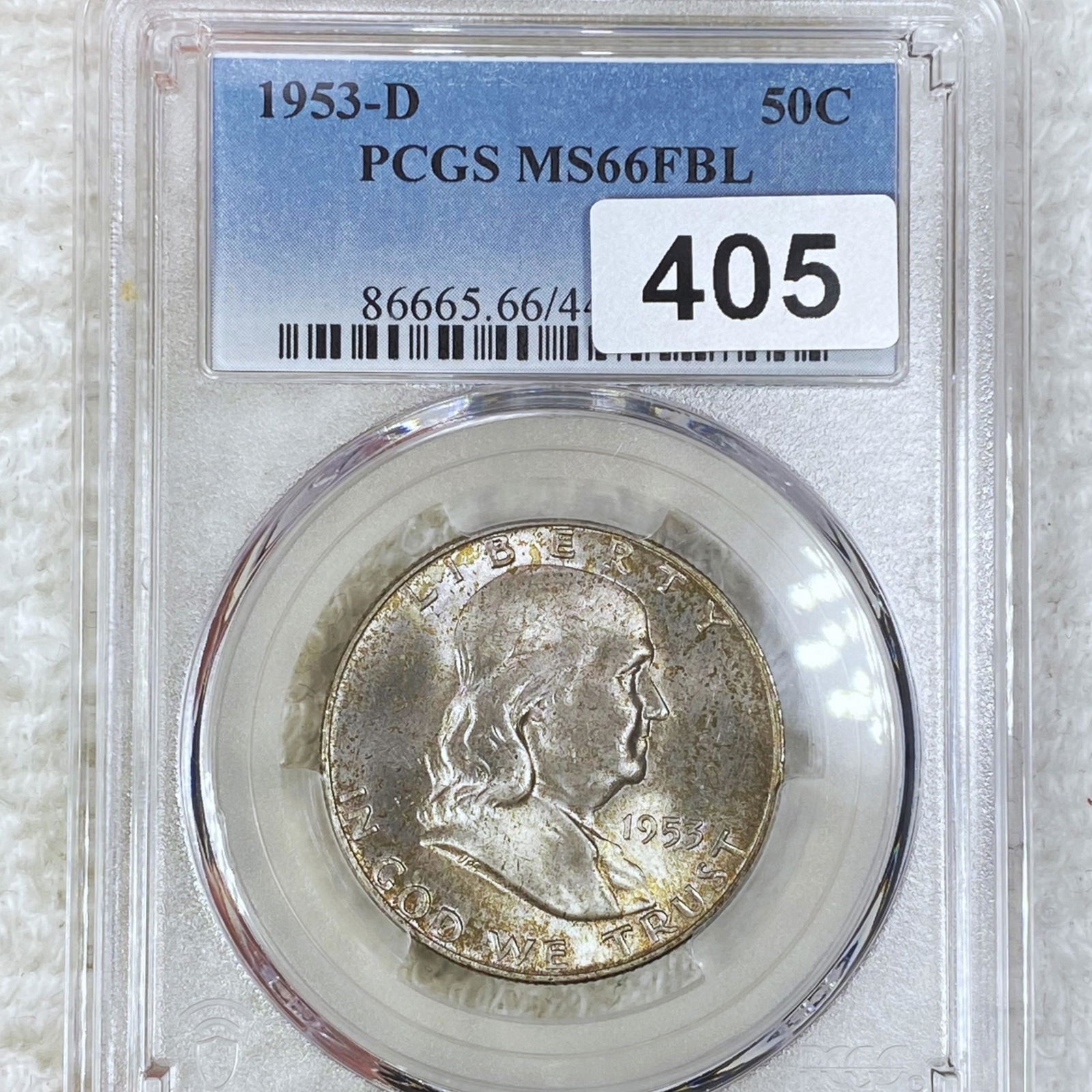 1953-D Franklin Half Dollar PCGS - MS66FBL (1 of 2)