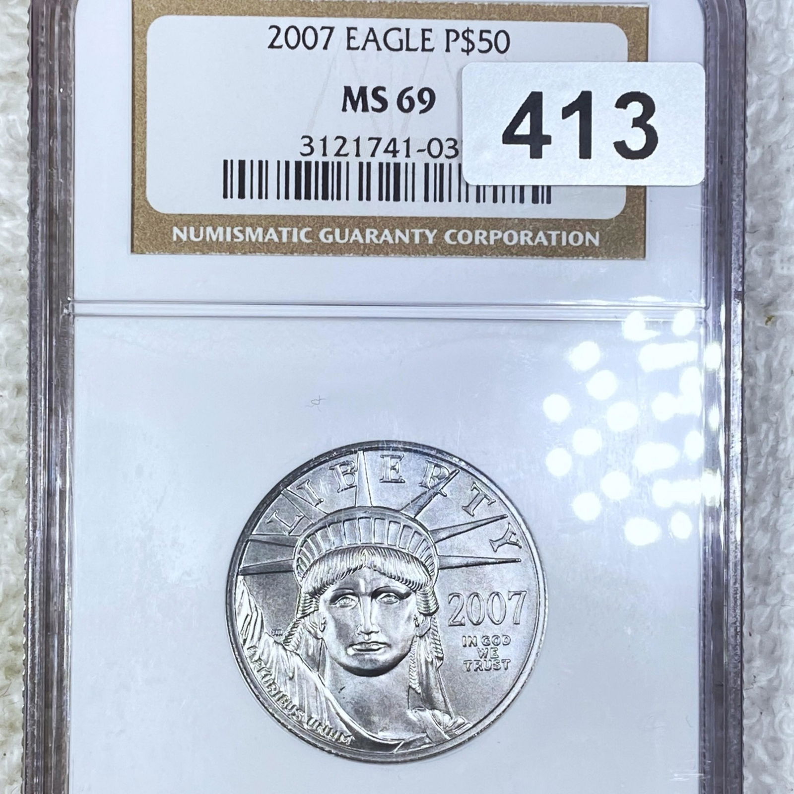 2007 Silver Eagle $50 NGC - MS69 (1 of 2)