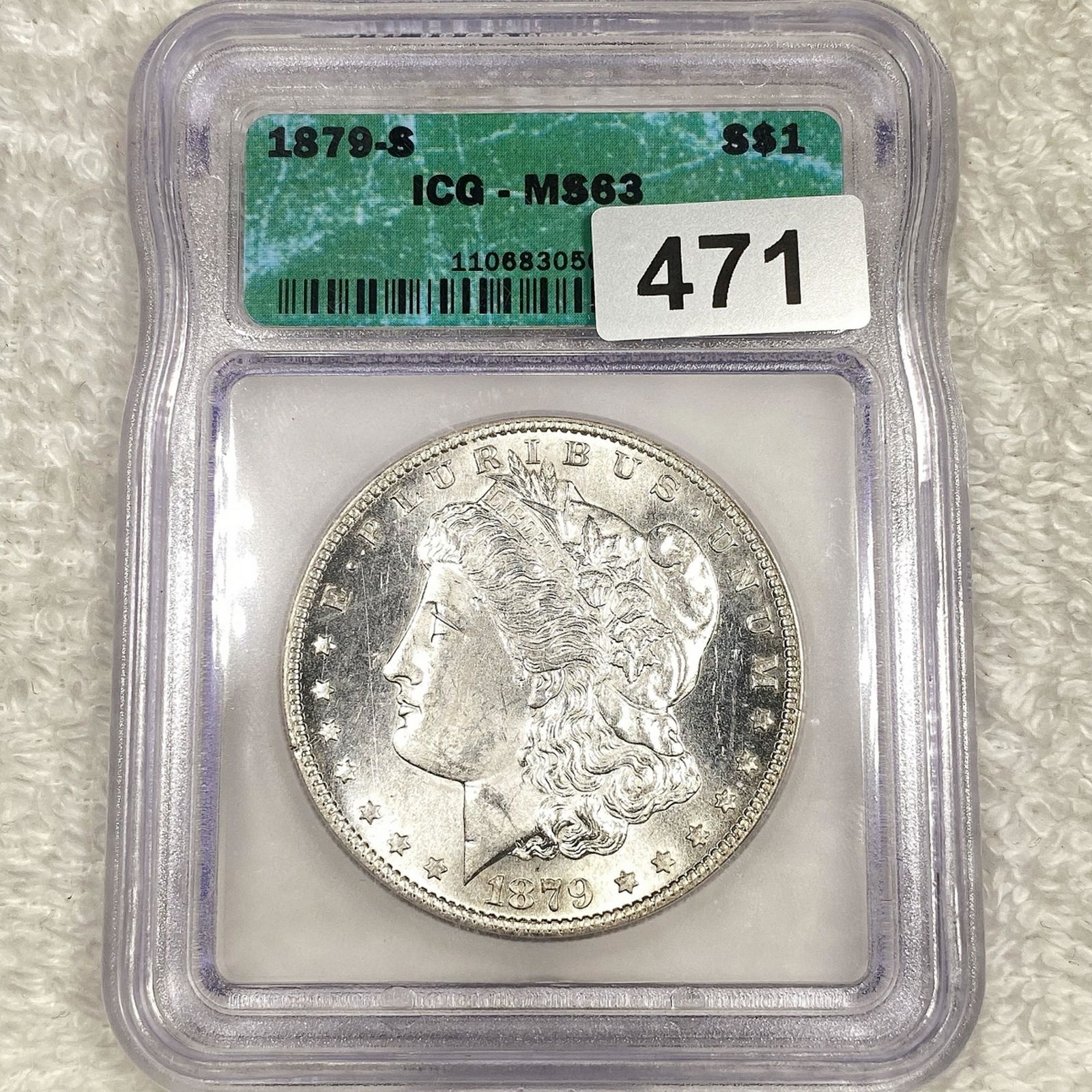 1879-S Morgan Silver Dollar ICG - MS63 (1 of 2)