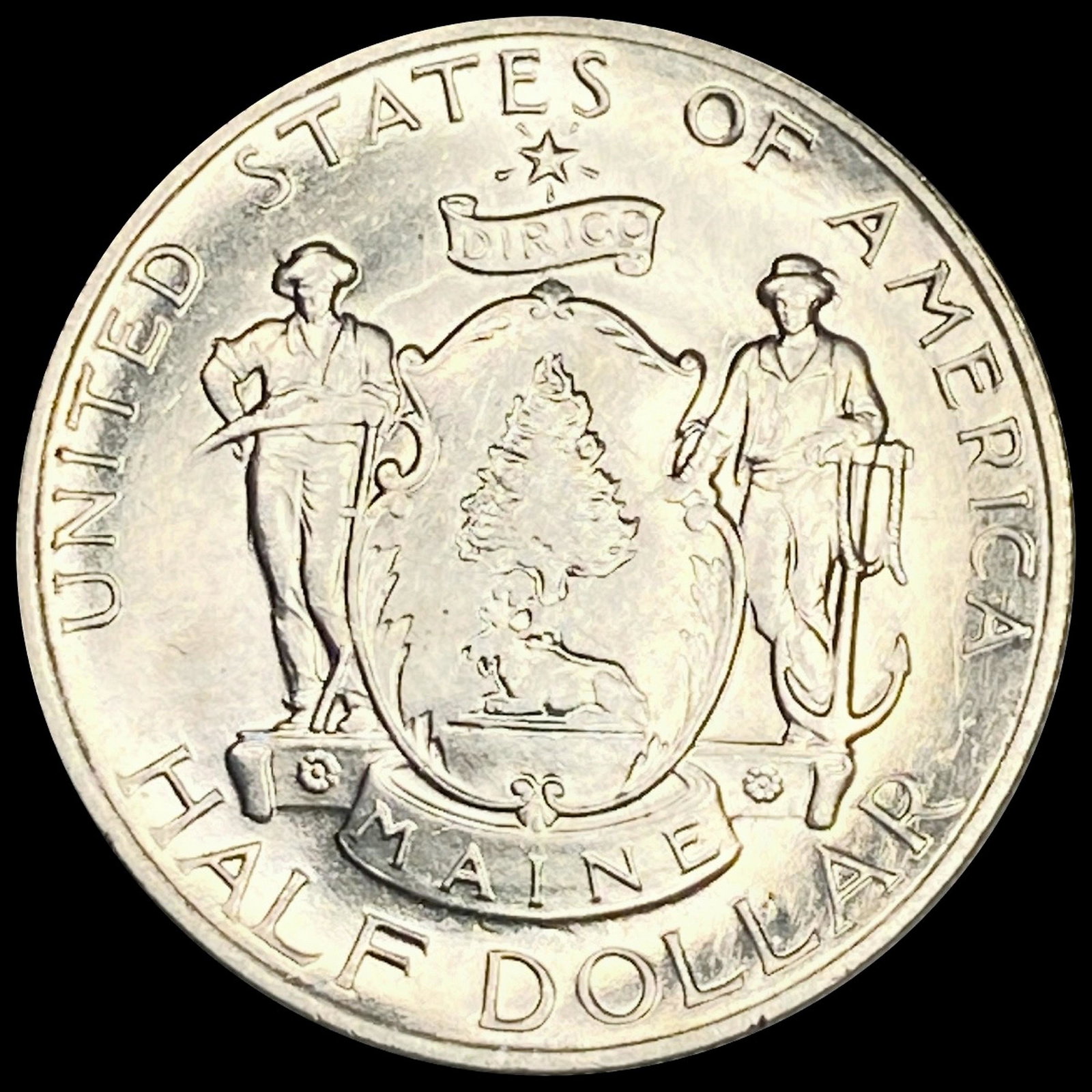 1920 Maine Half Dollar UNCIRCULATED (1 of 2)