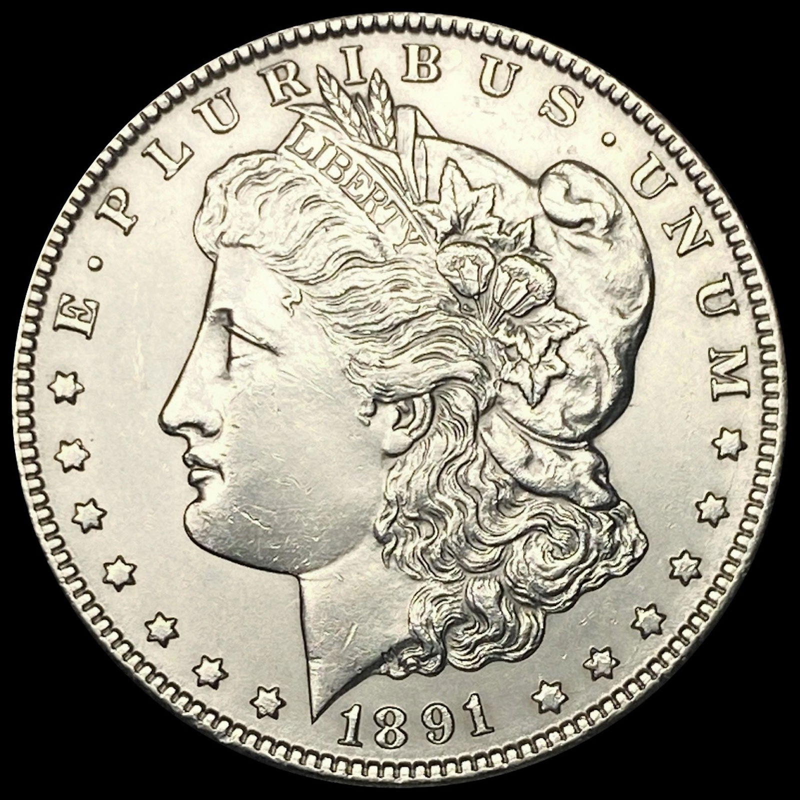 1891-CC Morgan Silver Dollar UNCIRCULATED (1 of 2)