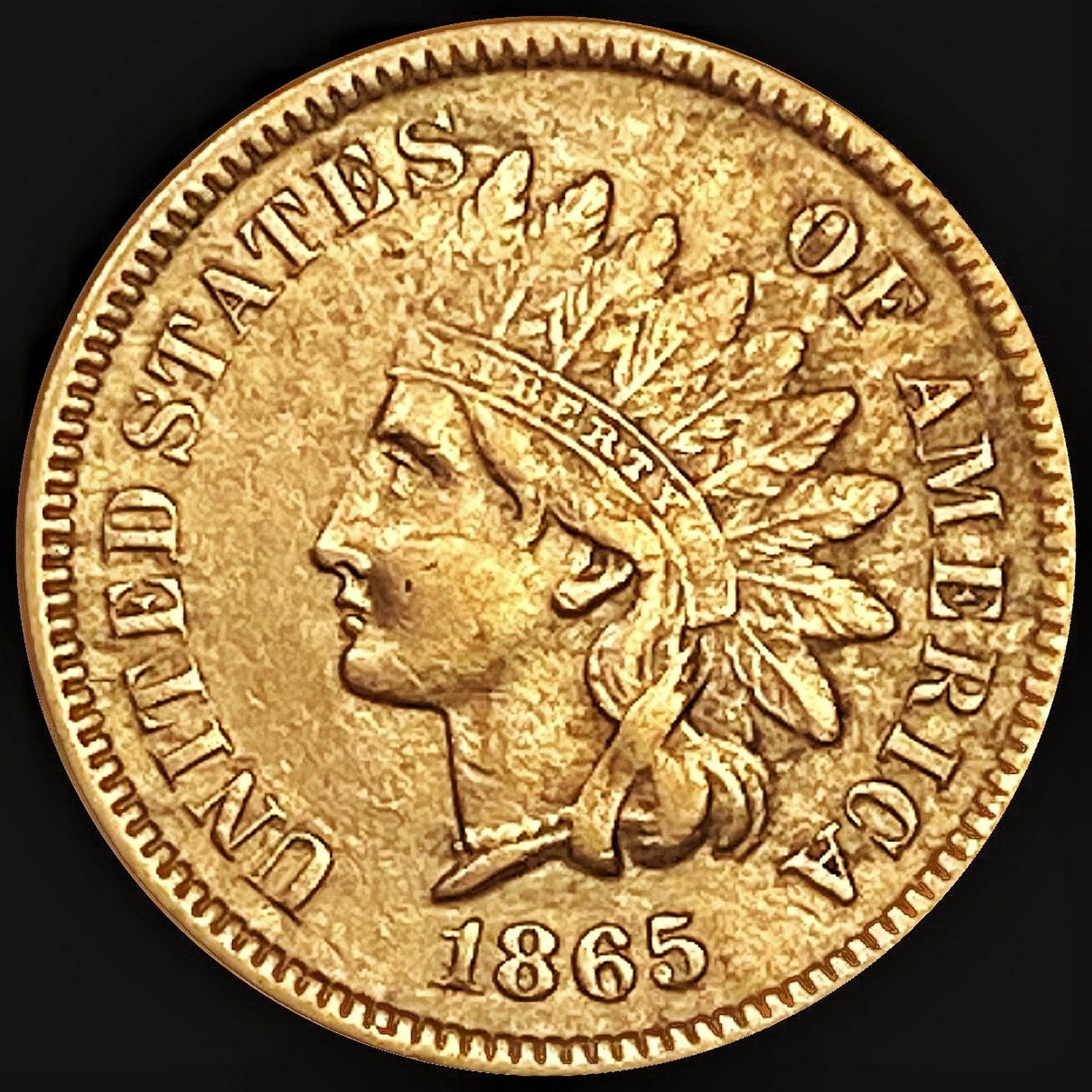 1865 Indian Head Cent UNCIRCULATED (1 of 2)