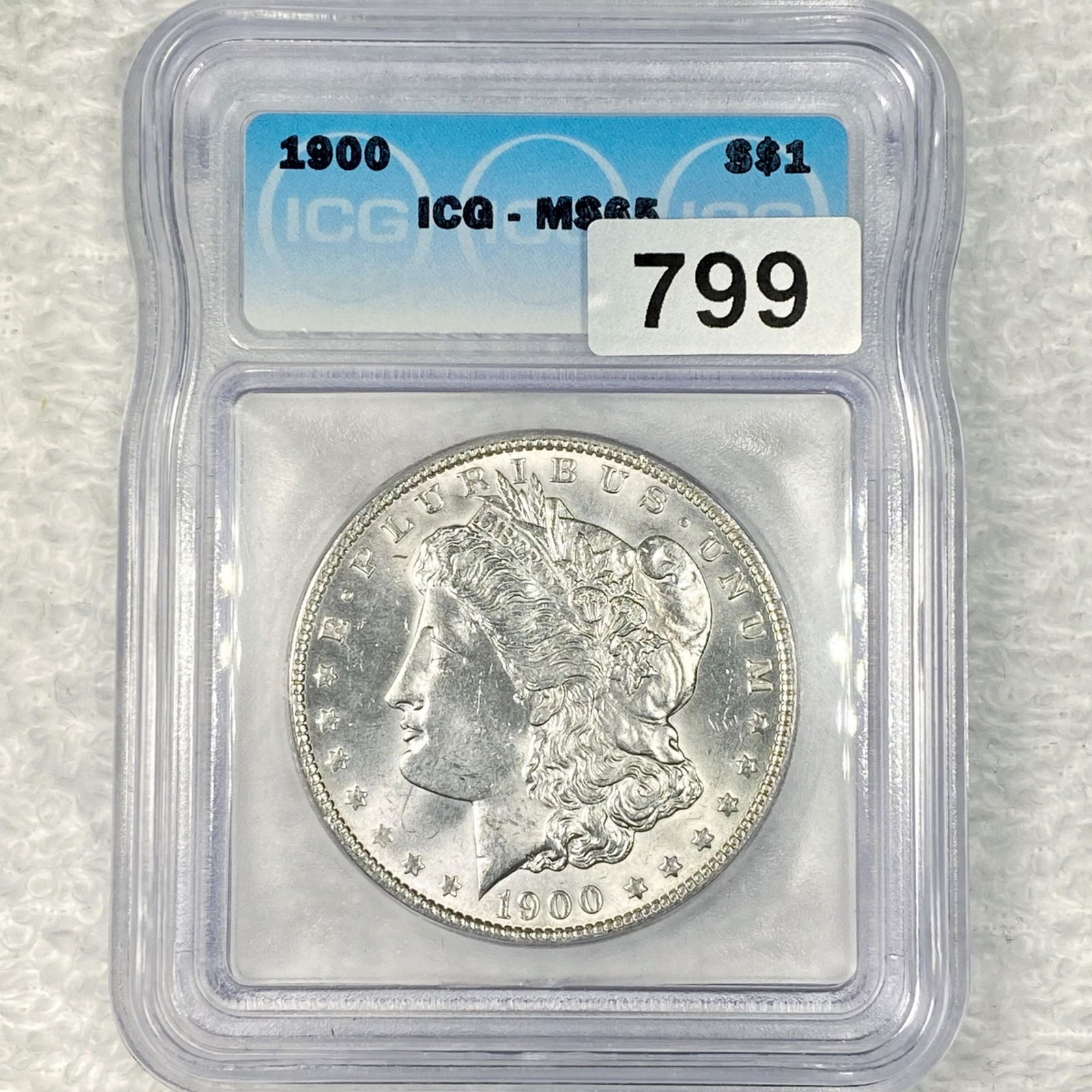 1900 Morgan Silver Dollar ICG - MS65 (1 of 2)