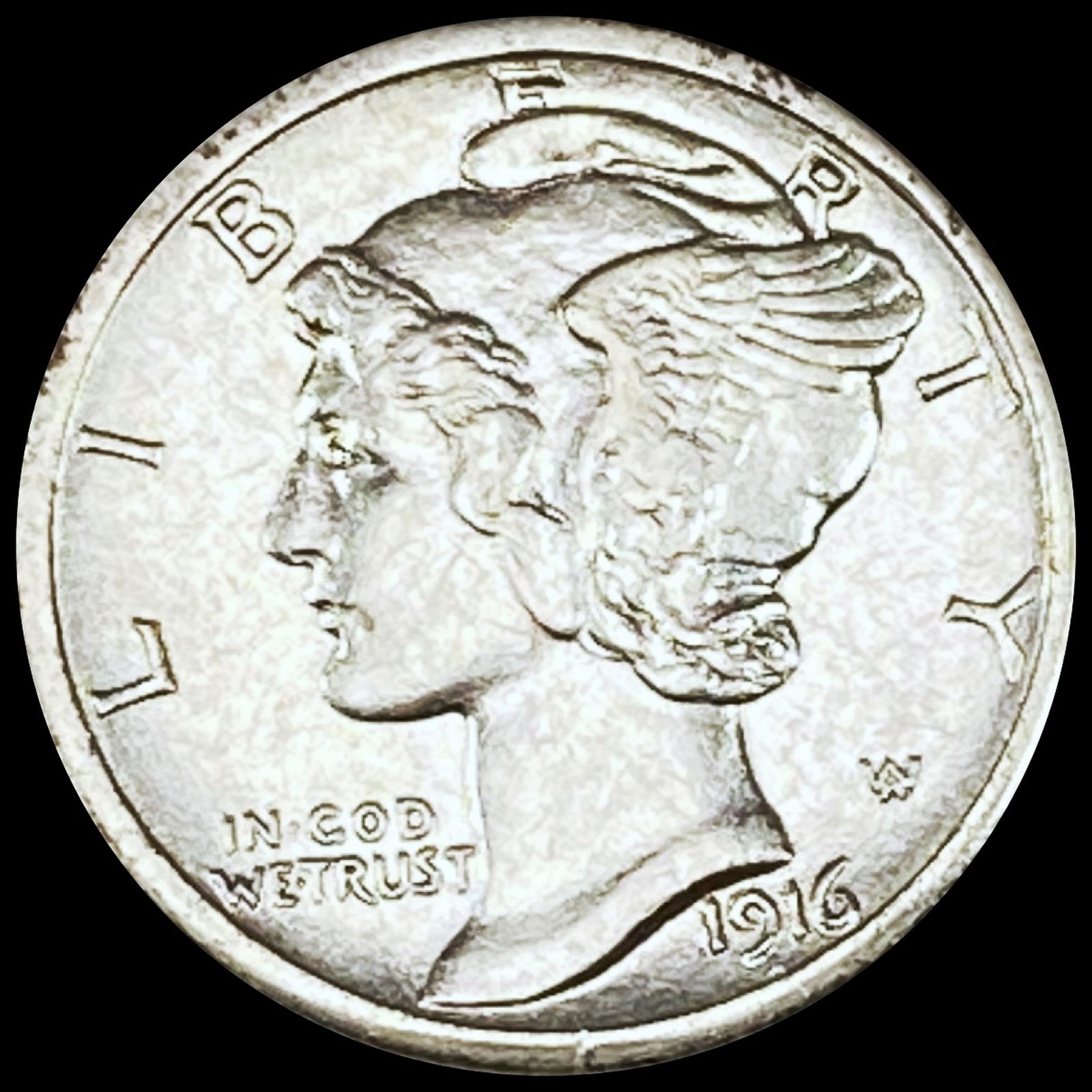 1916-S Mercury Dime UNCIRCULATED (1 of 2)
