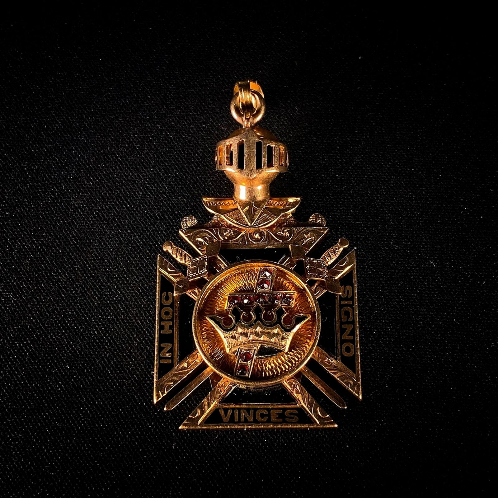 10K Gold Stylized Cross Medal 7.9 DWT (1 of 2)