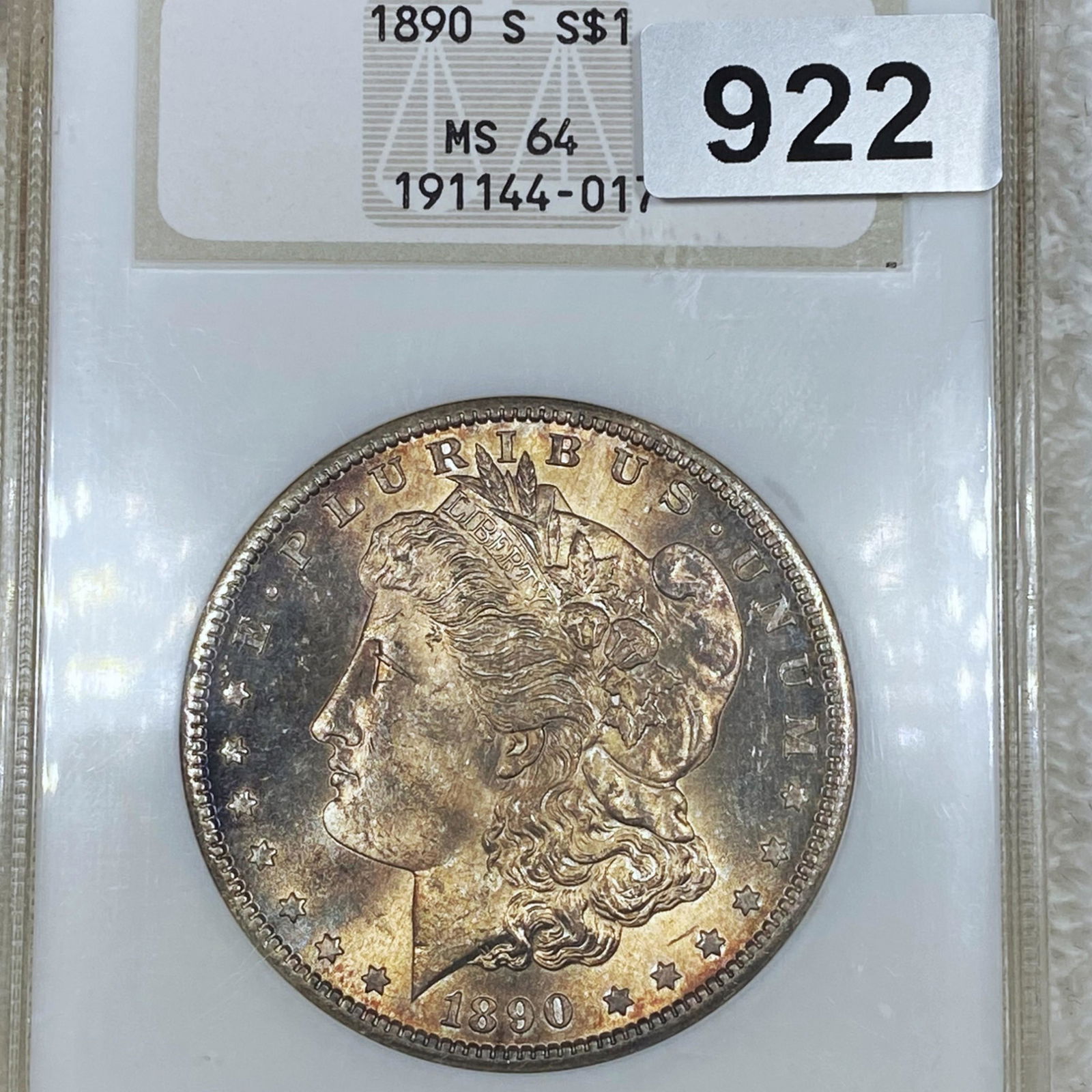 1890-S Morgan Silver Dollar NGC - MS64 (1 of 2)