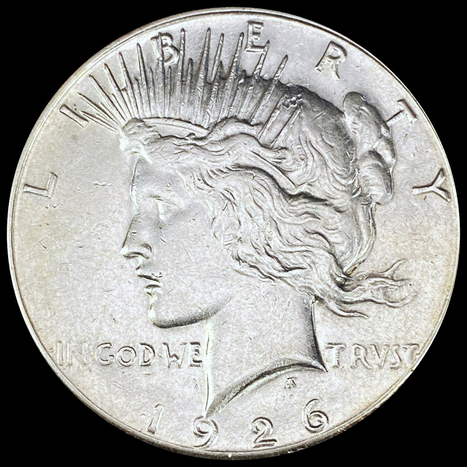 1926-S Silver Peace Dollar CLOSELY UNCIRCULATED (1 of 2)
