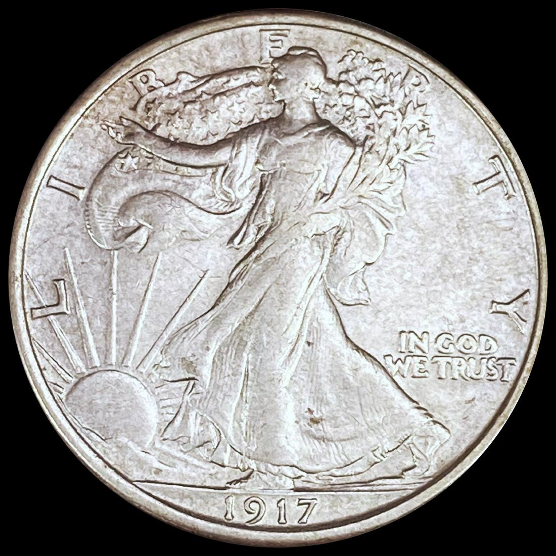 1917 Walking Liberty Half Dollar LIGHTLY (1 of 2)