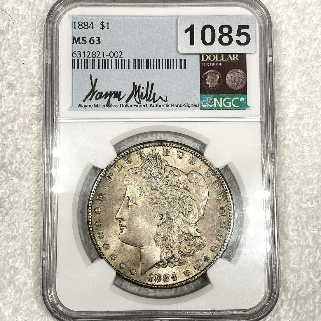 1884 Morgan Silver Dollar NGC - MS63 (1 of 2)