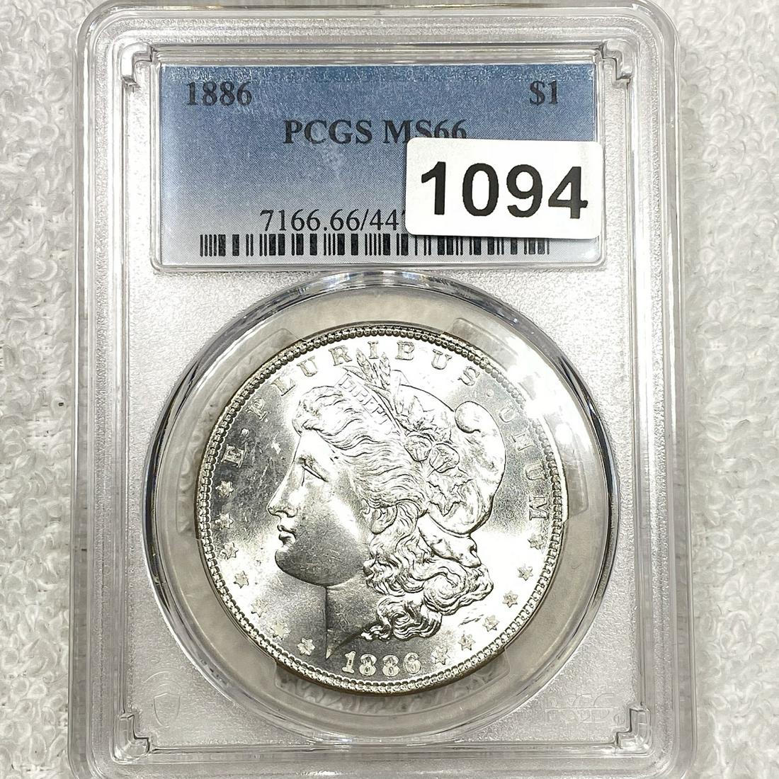 1886 Morgan Silver Dollar PCGS - MS66 (1 of 2)