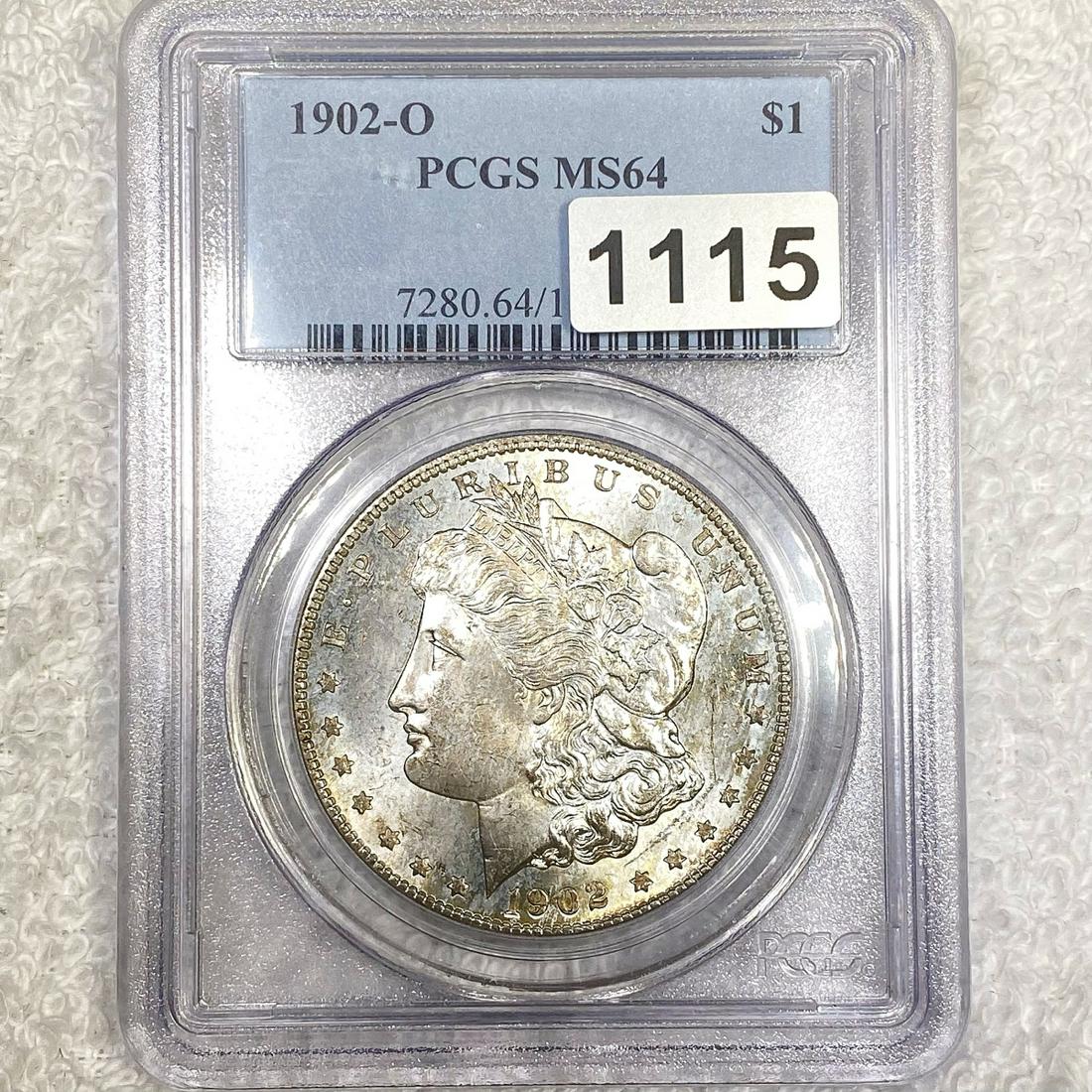 1902-O Morgan Silver Dollar PCGS - MS64 (1 of 2)
