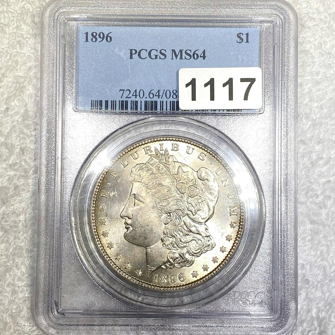 1896 Morgan Silver Dollar PCGS - MS64 (1 of 2)