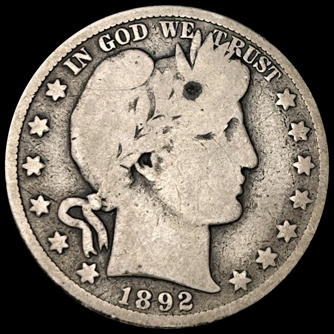 1892 Barber Half Dollar NICELY CIRCULATED (1 of 2)