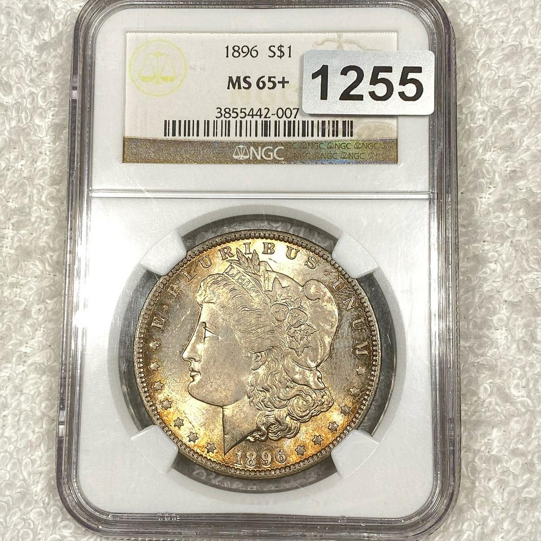 1896 Morgan Silver Dollar NGC - MS65+ (1 of 2)