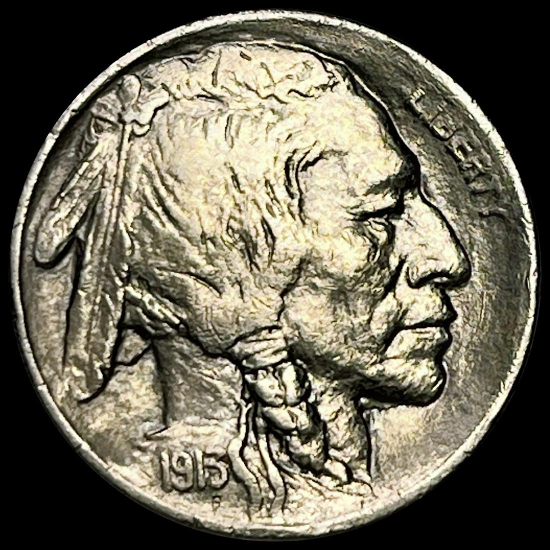 1913-S Buffalo Nickel UNCIRCULATED (1 of 2)