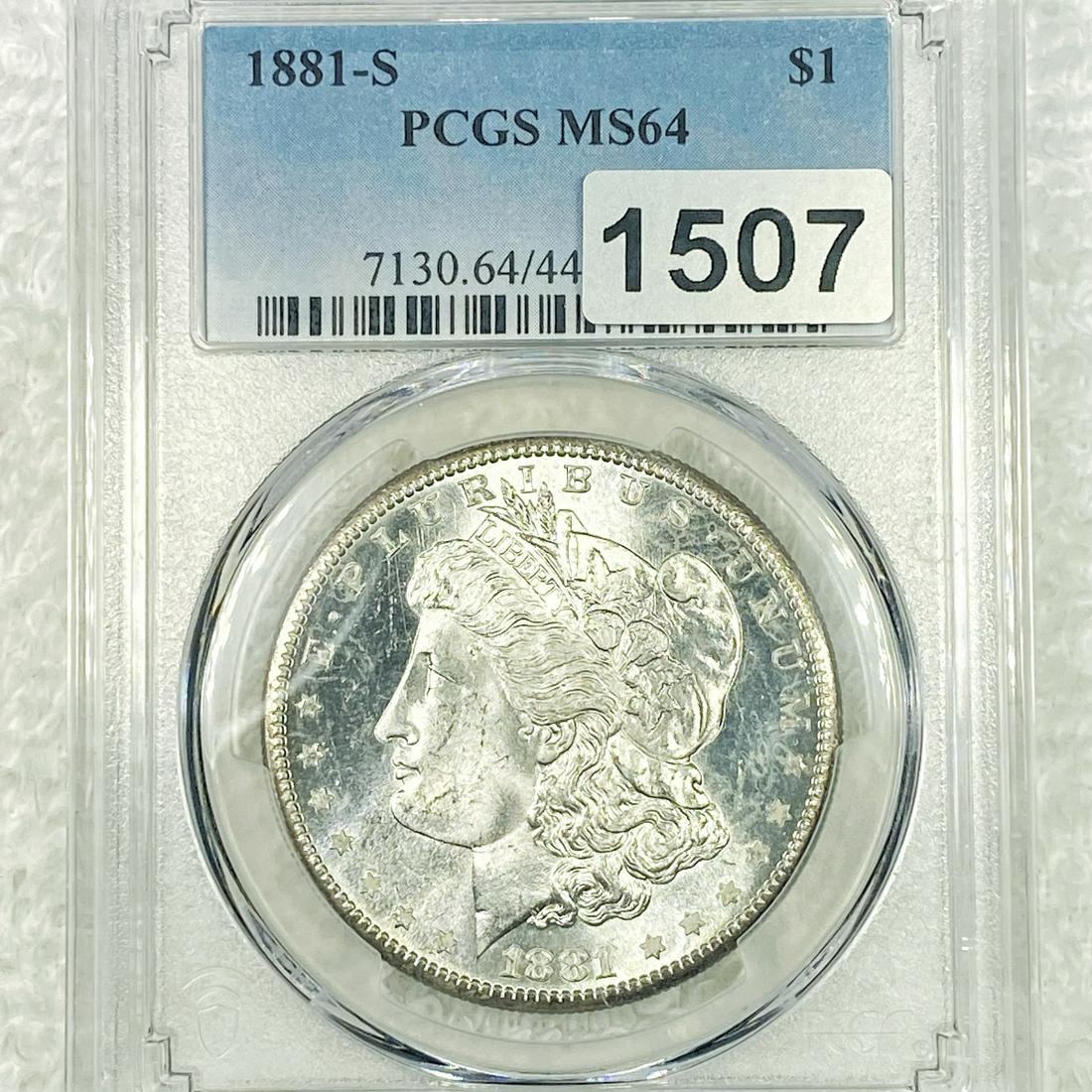 1881-S Morgan Silver Dollar PCGS - MS64 (1 of 2)