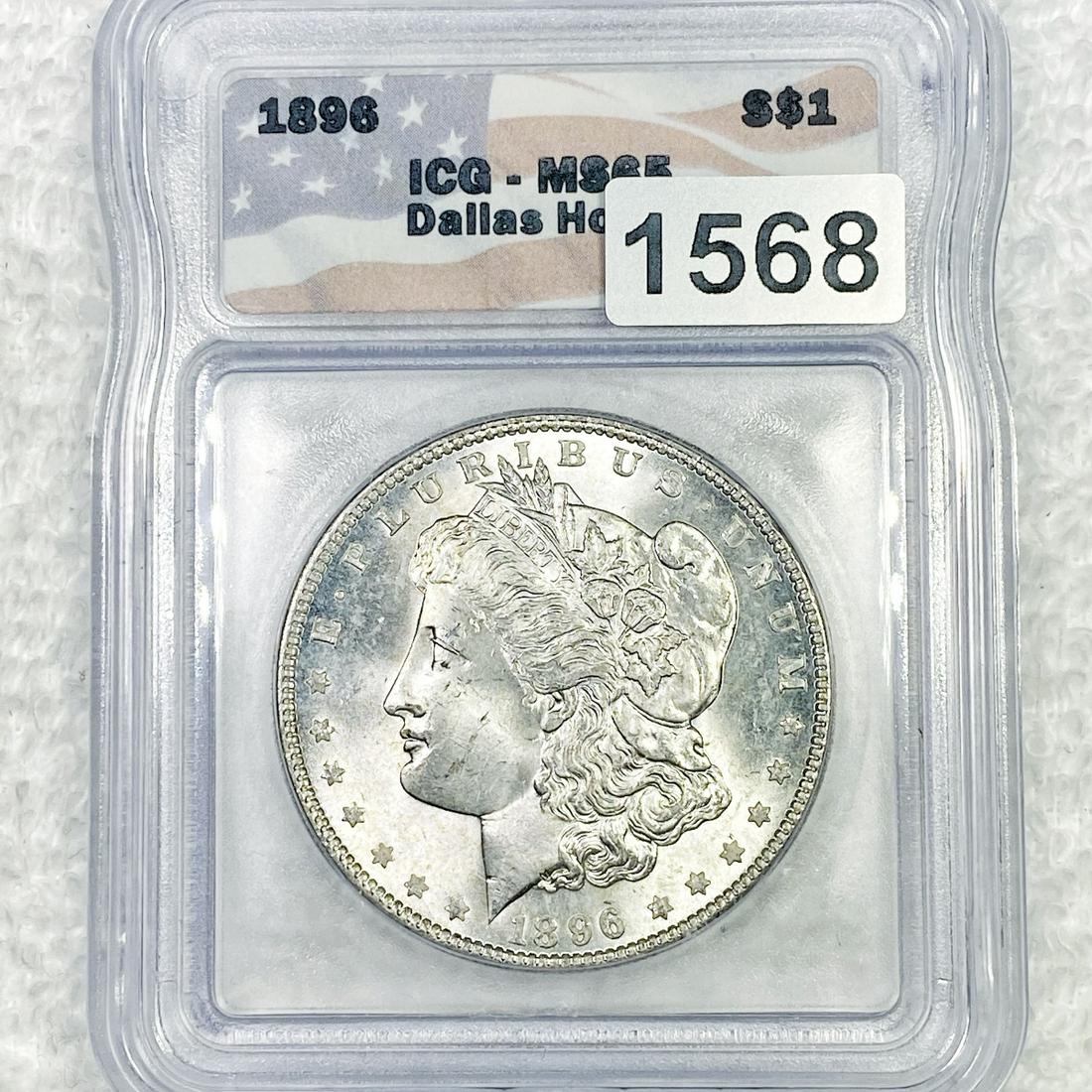 1896 Morgan Silver Dollar ICG - MS65 (1 of 2)