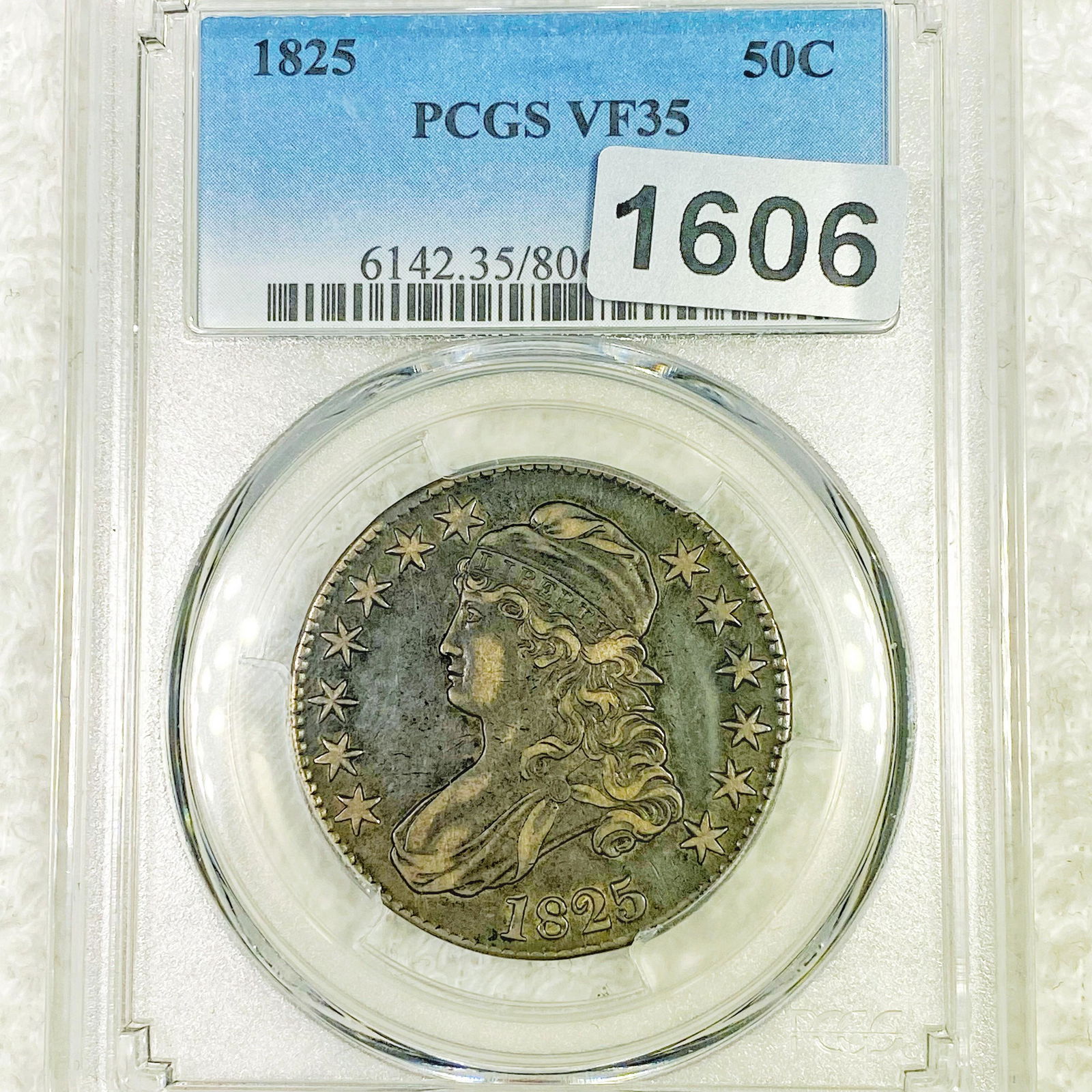 1825 Capped Bust Half Dollar PCGS - VF35 (1 of 2)