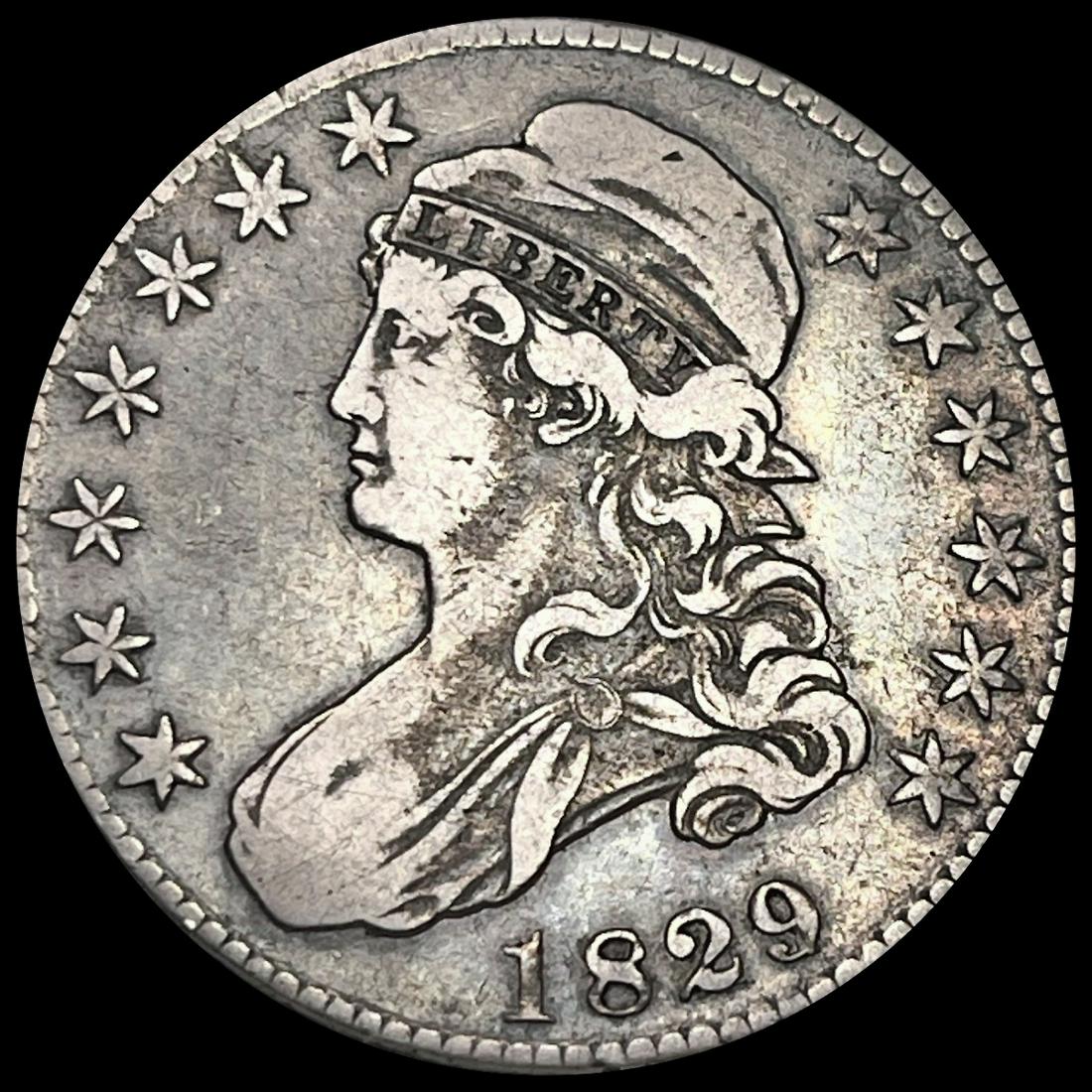 1829 Capped Bust Half Dollar LIGHTLY CIRCULATED (1 of 2)