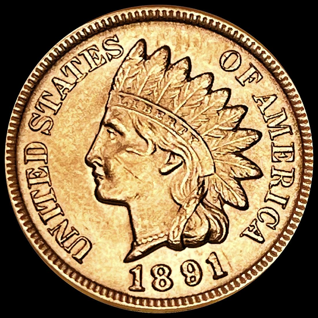 1891 Indian Head Cent UNCIRCULATED (1 of 2)