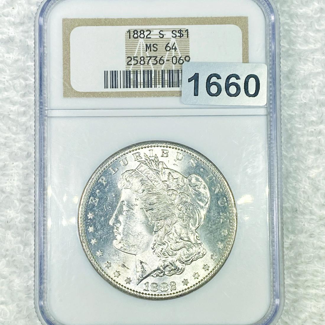 1882-S Morgan Silver Dollar NGC - MS64 (1 of 2)