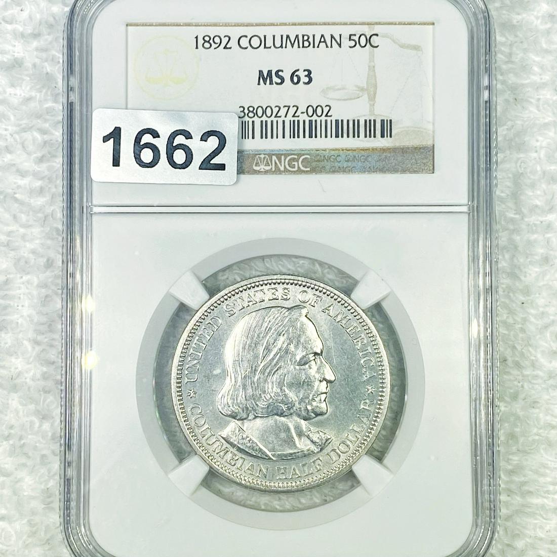 1892 Columbian Expo Half Dollar NGC - MS63 (1 of 2)