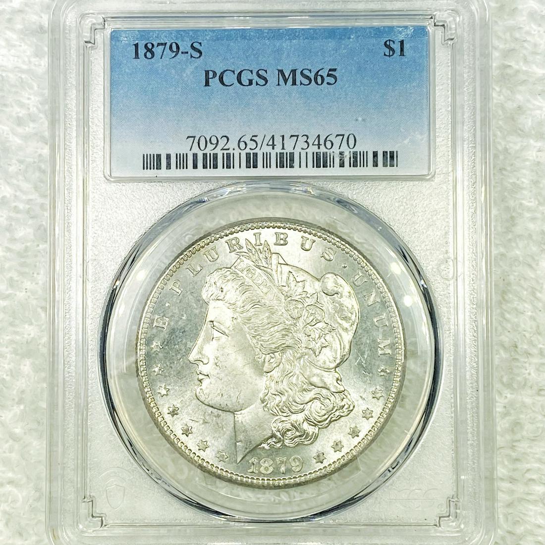1879-S Morgan Silver Dollar PCGS - MS65 (1 of 2)