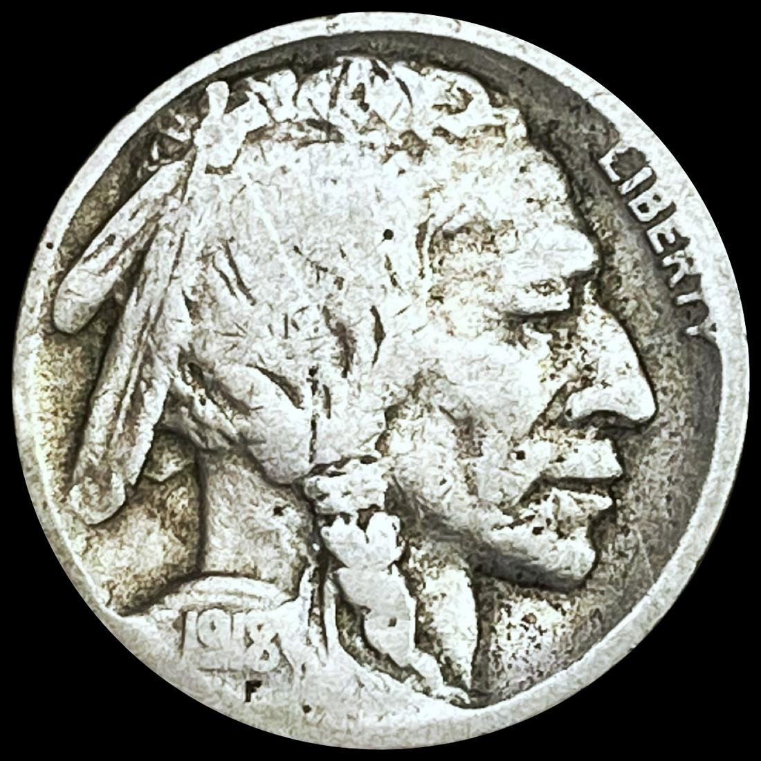 1918/7-D Buffalo Nickel NICELY CIRCULATED (1 of 2)