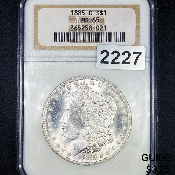 1885-O Morgan Silver Dollar NGC - MS65 (1 of 2)