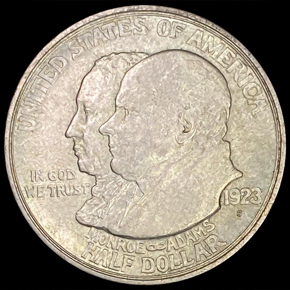 1923-S Monroe Half Dollar CLOSELY UNCIRCULATED (1 of 2)