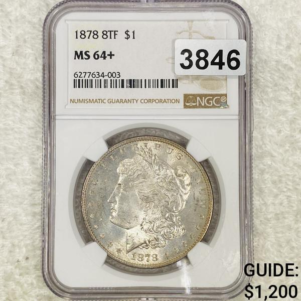 1878 8TF $1 Morgan NGC MS64+ (1 of 2)