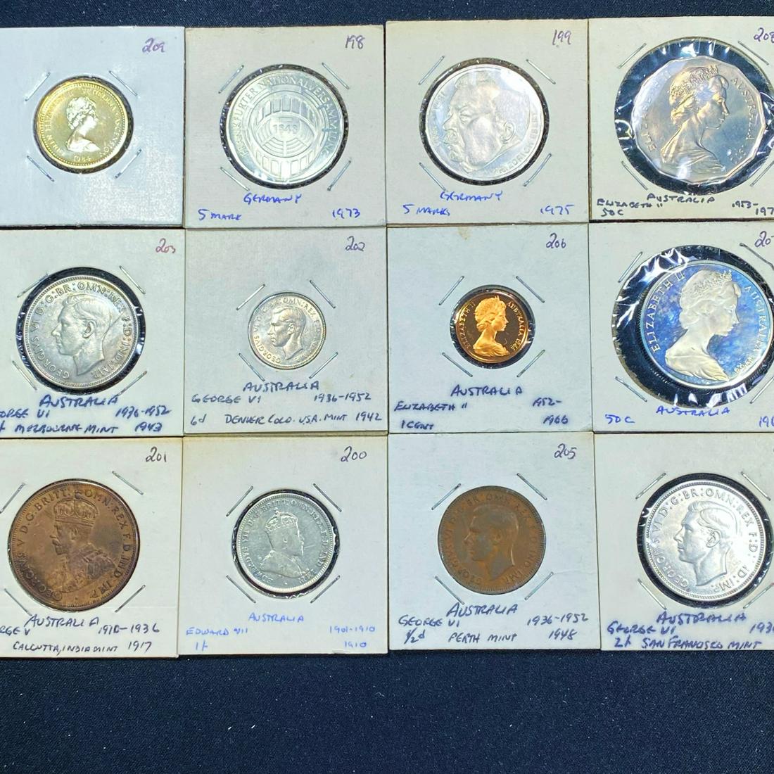 Misc Foreign Coins, x12 UNCIRCULATED (1 of 2)