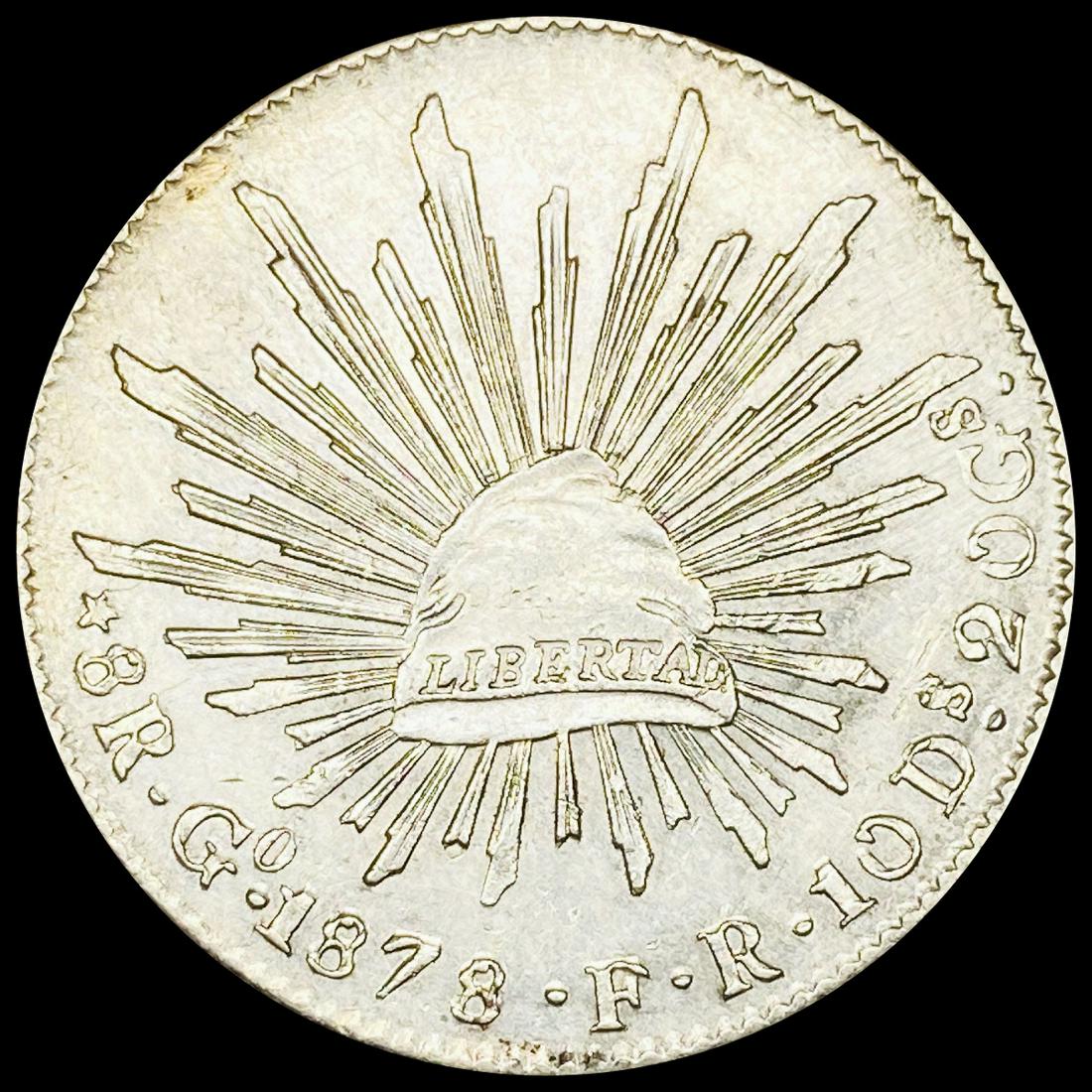 1878 Mexico 8 Reales UNCIRCULATED (1 of 2)
