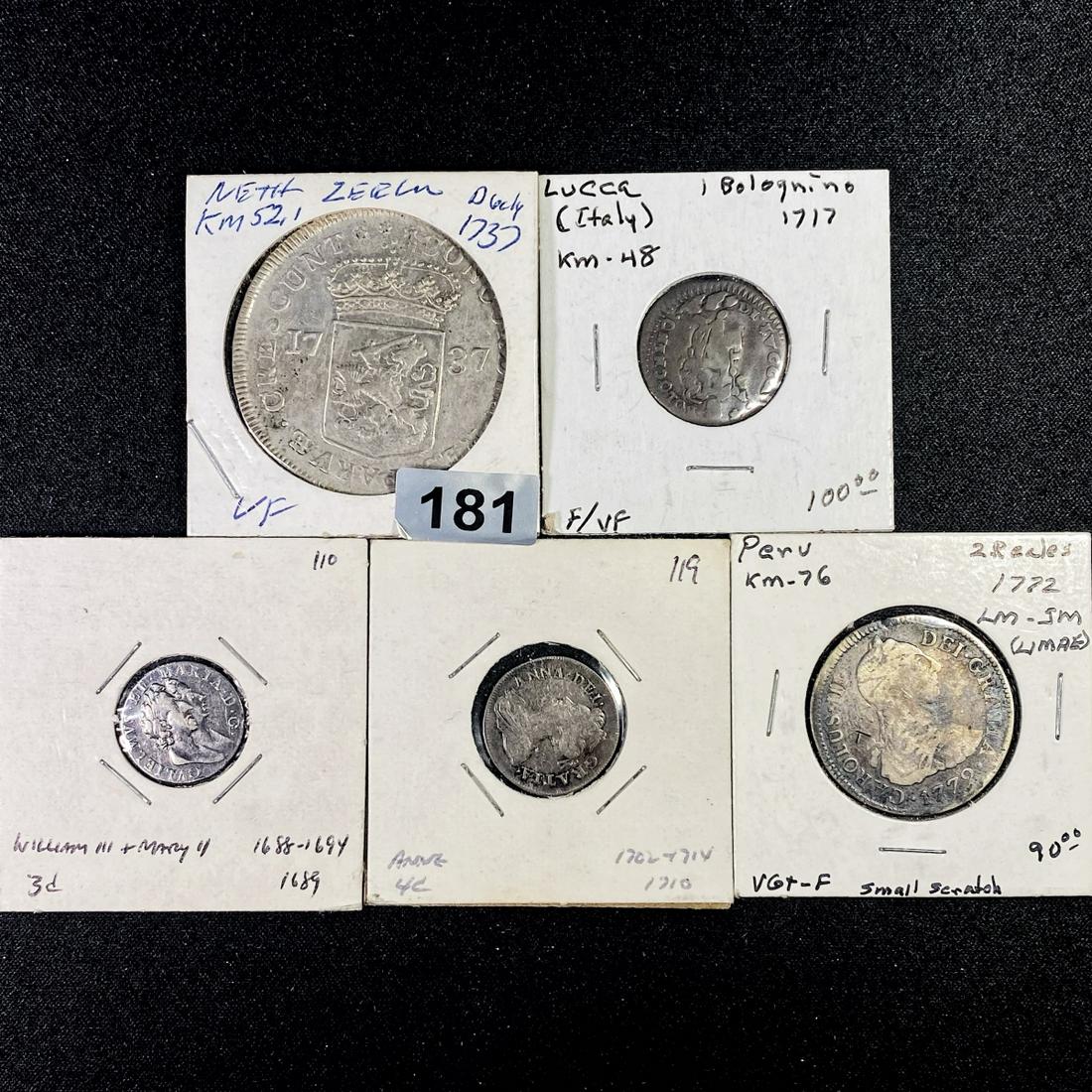 Misc Foreign Coins, x4 CLOSELY UNCIRCULATED (1 of 2)