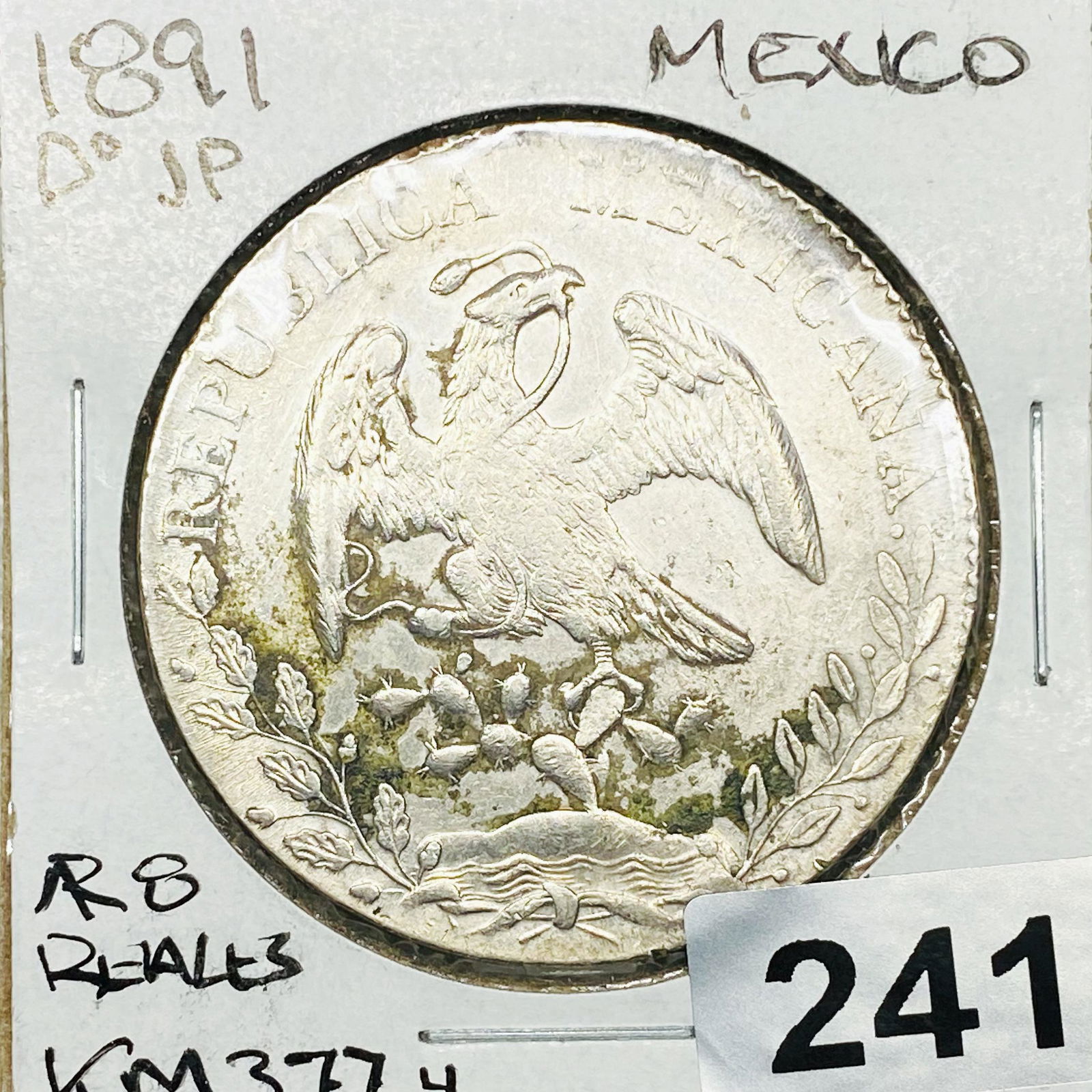 1891 Mexico 8 Reales CLOSELY UNCIRCULATED (1 of 2)
