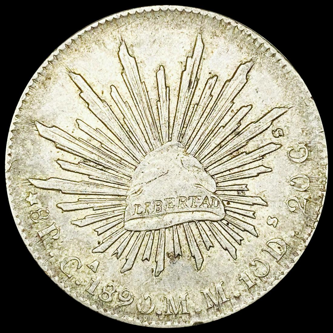 1890 Mexico 8 Reales CLOSELY UNCIRCULATED (1 of 2)