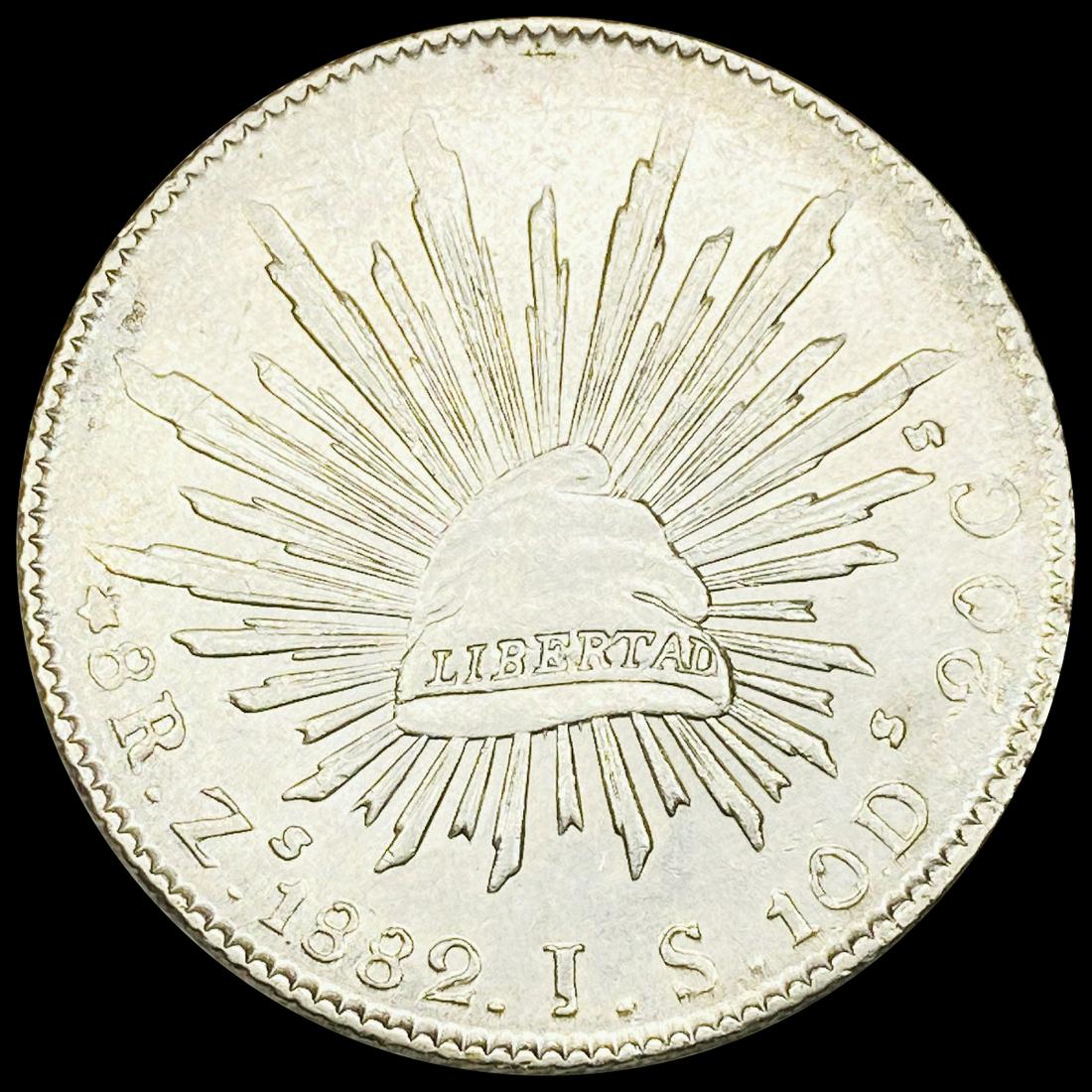1882 Mexico 8 Reales UNCIRCULATED (1 of 2)