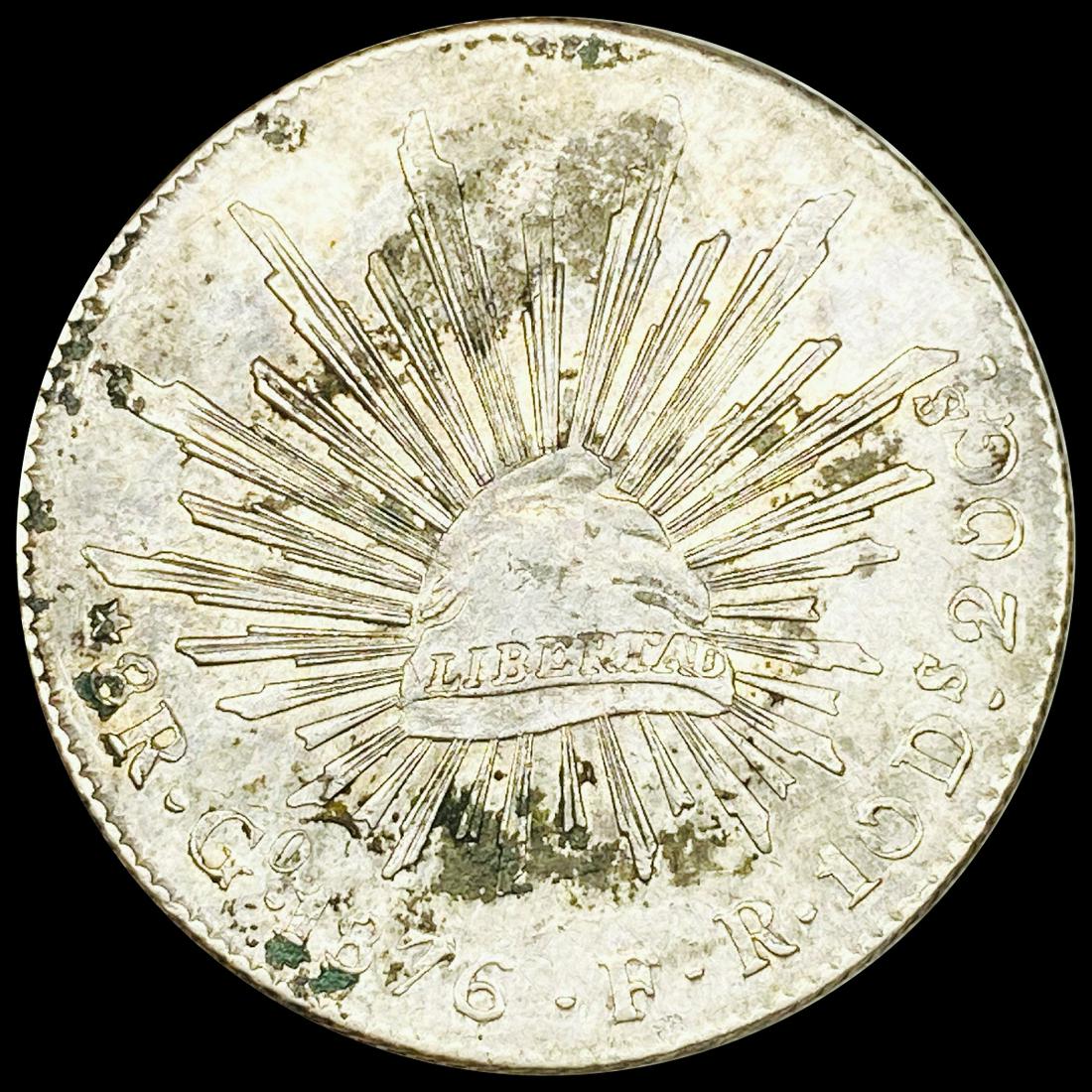 1876 Mexico 8 Reales CLOSELY UNCIRCULATED (1 of 2)