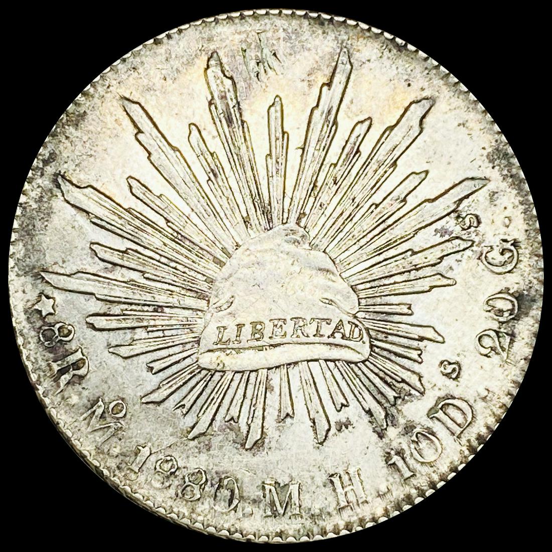 1880 Mexico 8 Reales CLOSELY UNCIRCULATED (1 of 2)