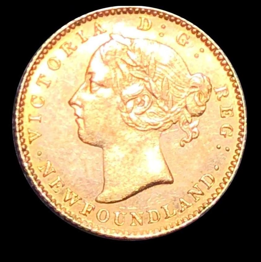 1888 Newfoundland Gold $2 UNCIRCULATED (1 of 2)