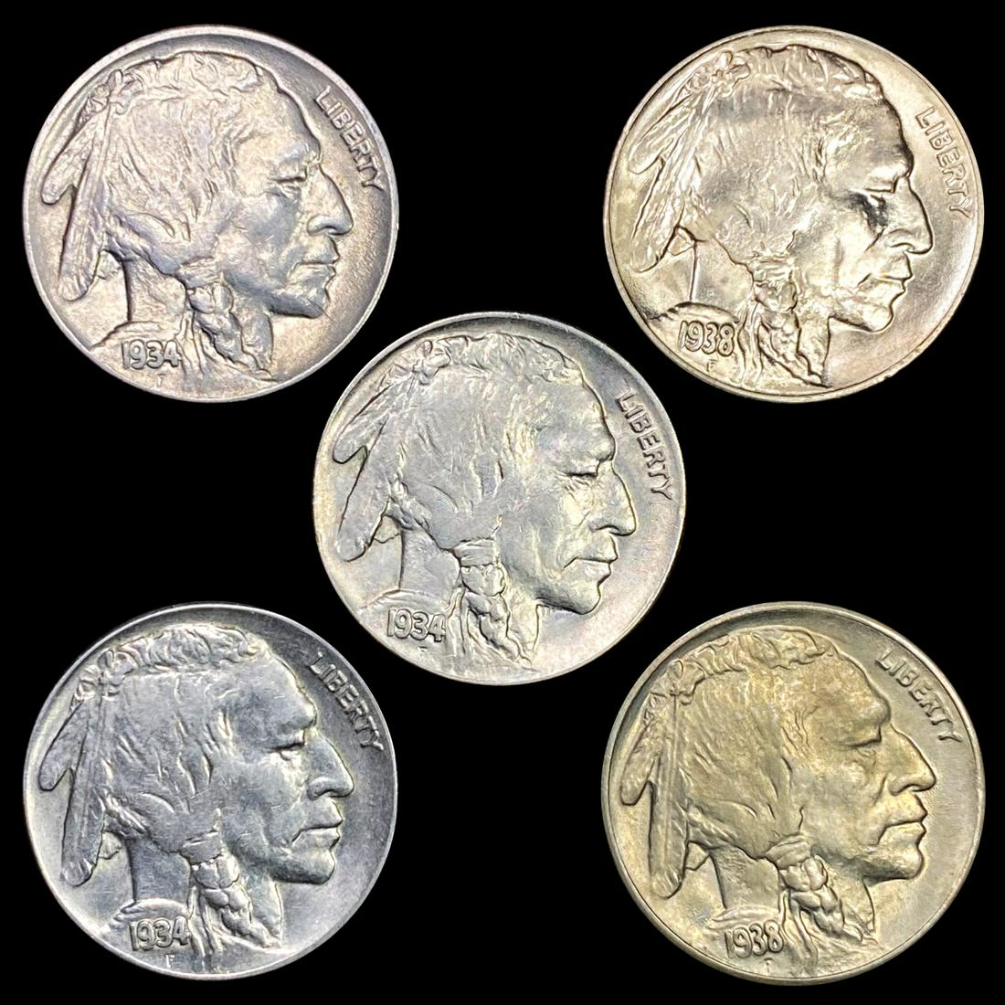 1934-1938 Buffalo Nickel CLOSELY UNCIRCULATED (1 of 2)