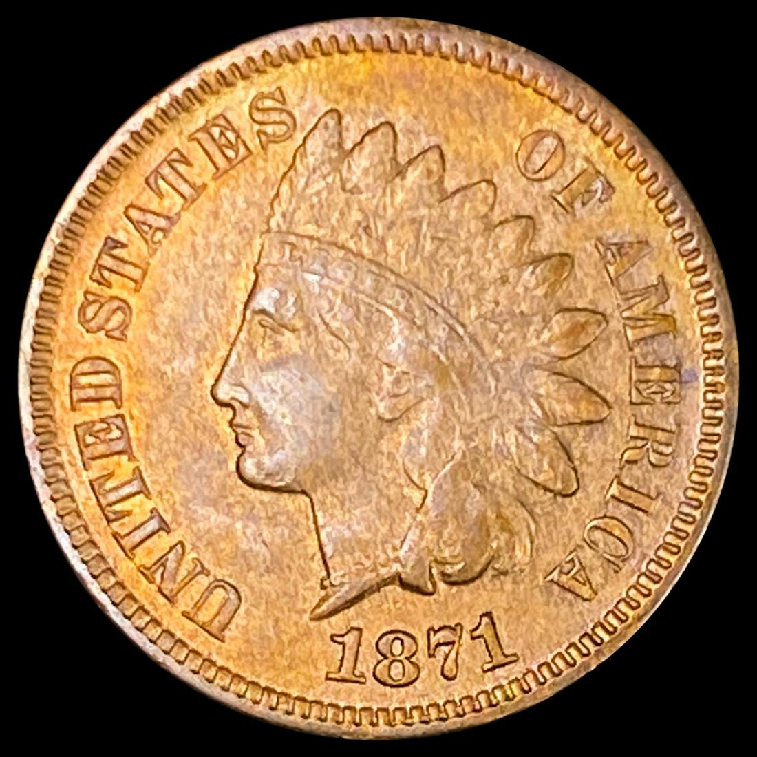 1871 Indian Head Cent CLOSELY UNCIRCULATED (1 of 2)