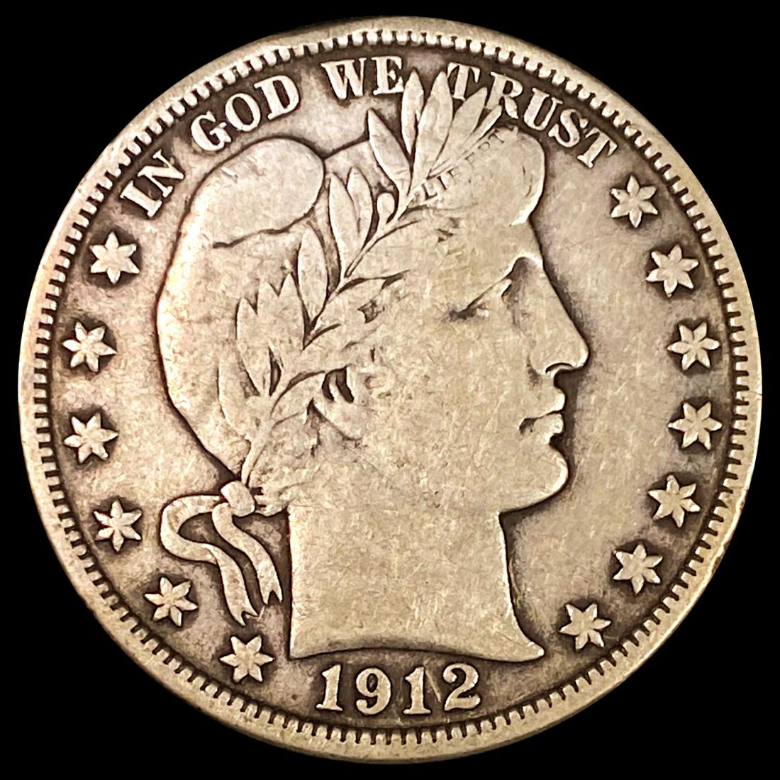 1912 Barber Half Dollar NICELY CIRCULATED (1 of 2)