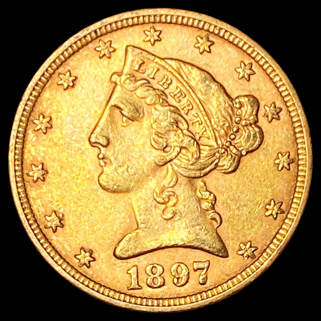 1897 $5 Gold Half Eagle UNCIRCULATED (1 of 2)