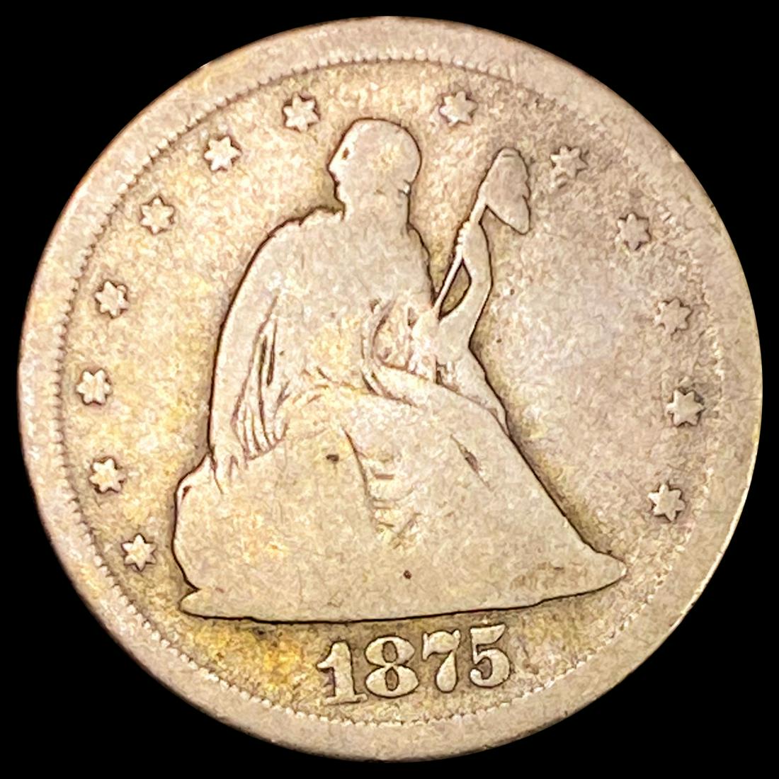 1875 Twenty Cent Piece NICELY CIRCULATED (1 of 2)