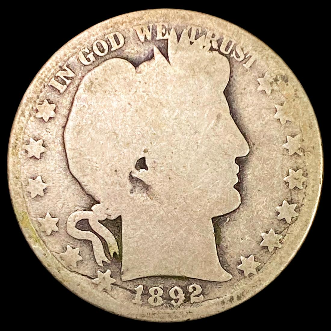1892 Barber Quarter NICELY CIRCULATED (1 of 2)