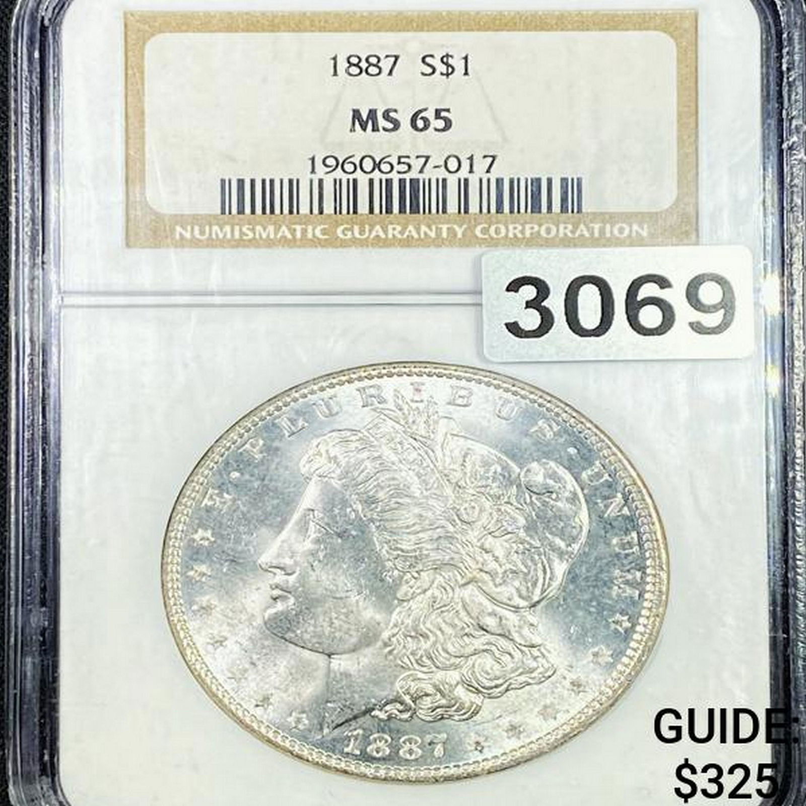 1887 Morgan Silver Dollar NGC - MS65 (1 of 2)